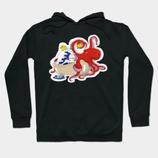 Take the octopus in the bubble bath Hoodie